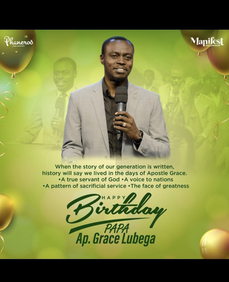 anitaneth8's tweet photo. A father of all ❤️ Happy birthday Apostle Grace Lubega https://t.co/2YZVw6ffdK