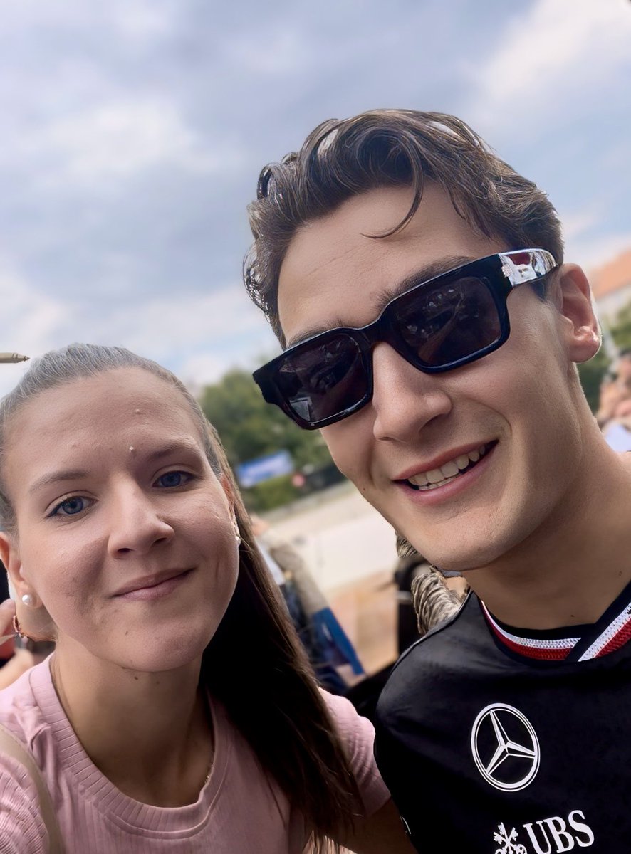 George 🩵🥺 #HungarianGP