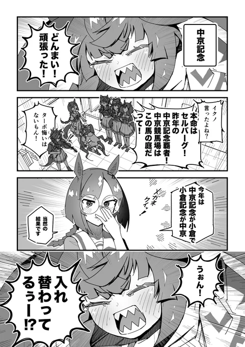 ターボ競馬「中京記念」
#ウマ娘 #セルバーグ 