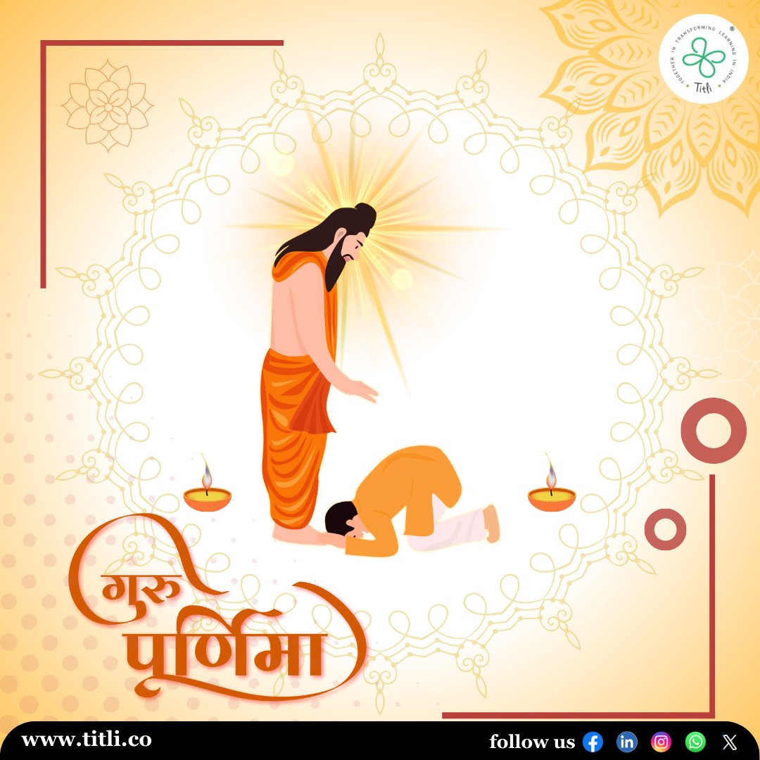 Happy Guru Purnima!

At TiTLi, we celebrate the invaluable guidance of our teachers and mentors who light the path for our little ones. Let's honor and thank all the gurus who inspire and shape young minds.

#GuruPurnima #TiTLiTrainings #Gratitude #blessed #Inspiration #titli