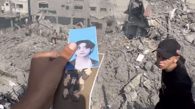 vibinntrivin's tweet photo. Gak ada waktu nanya2 unfoll dia apa jangan, UNFOLL!

KIM TAEHYUNG... Delete your post and show your empathy to Palestinians. Some of your fans are dying out there @BTS_twt https://t.co/P52Q5CkvWL