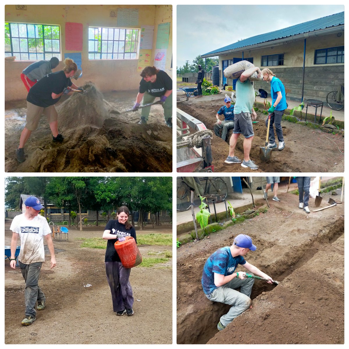 Team_Kenya_TCS's tweet photo. During our visit and thanks to the TCS pupils hard work, two classroom floors were prepared and tiled so the youngest pupils at the school are not breathing in dust. Water pipes were dug and layed for clean water for the pupils to wash their hands. #makeadifference @TonyrefailCS https://t.co/1Cdhm9A9aW