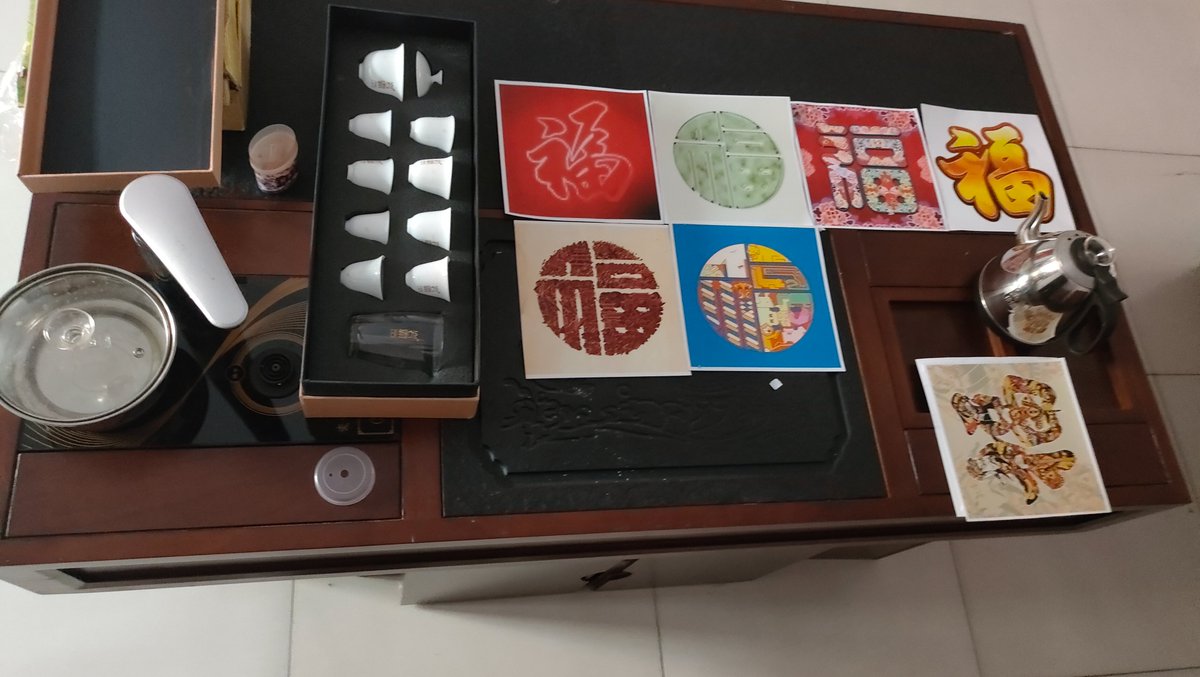 ETHWfloki's tweet photo. 饮一杯淡茶、口口生津，画一张中国福、幸福满满。 @CDMetastudio https://t.co/BMHlMoPIop