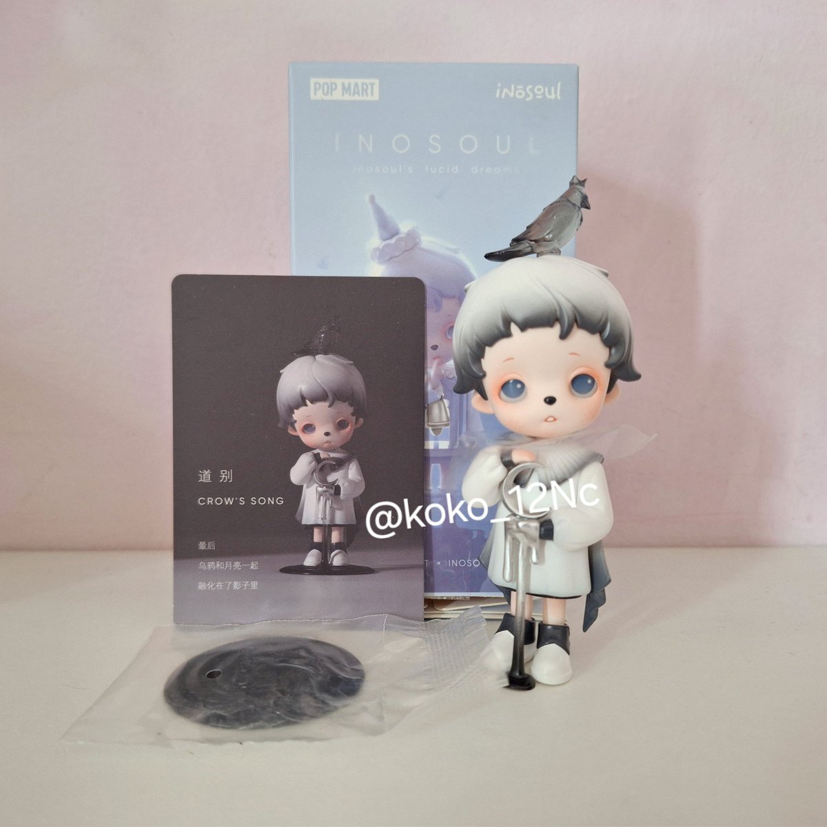 koko_12Nc's tweet photo. 🤍 พร้อมส่ง 🤍
 - น้องอีกา 480 ส่งฟรี🔥
หรือ แลกกับน้องหน้ากล่องค่ะ

🤍สนใจสอบถามดูรูปเพิ่มเติมทักdmได้เลยค่ะ🤍
#ตลาดนัดกล่องสุ่ม #ตลาดนัดarttoy #ตลาดนัดpopmart #กล่องสุ่มpopmart #กล่องสุ่มinosoul #inosoul #ตลาดนัดinosoul https://t.co/uTMi7rDUBo