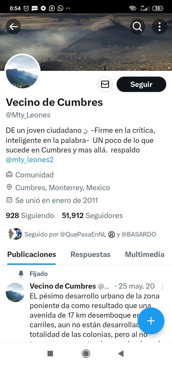 Luescort7's tweet photo. @Mty_Leones Para autonombrarte inteligente de palabra, y firme en la crítica en respuesta al post te falta argumento y objetividad. No sé si no quieras ver la gravedad de la falta de vegetación en la cd  llámese Mty o zona metropolitana. + objetividad. Menos orgullo regio y Menos racismo. https://t.co/T928qyHfJ2