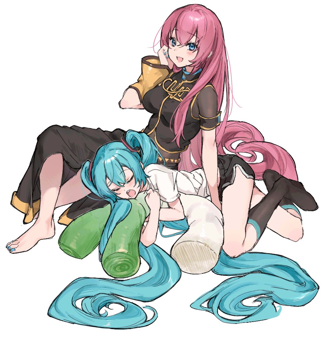 aaaaau_2025's tweet photo. ねぎとろぉ～
#巡音ルカ #初音ミク https://t.co/QXDXNdFfBs