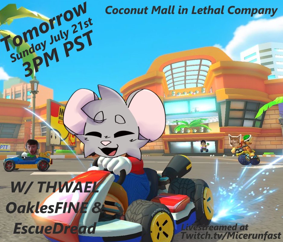 RatRunFast's tweet image. Racing some of the most confident company cruisers on coconut mall ! #lethal_company