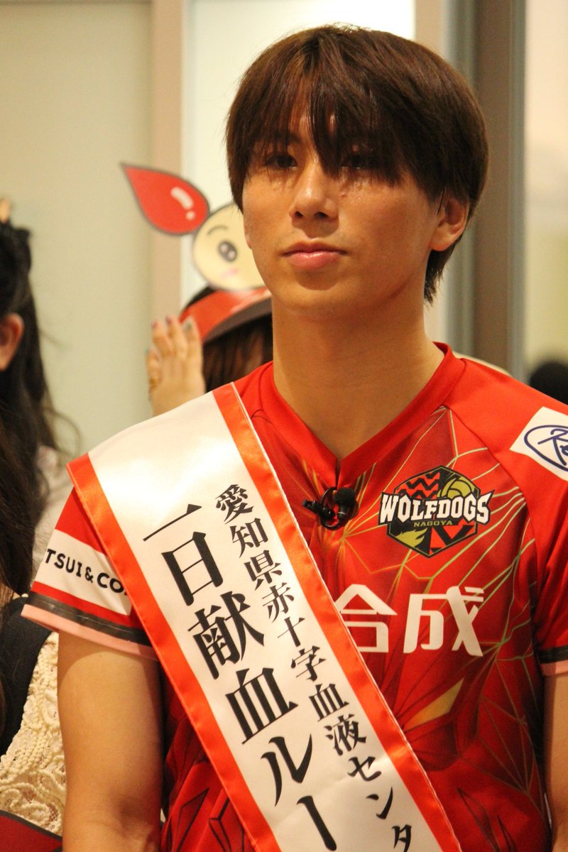 kent17a_'s tweet photo. 240721 イオンモールNagoyaNoritakeGarden
#ウルフドッグス名古屋 #市川健太 選手
献血ルームフォレスト 1日所長 👑 https://t.co/rMLF3kLBzg