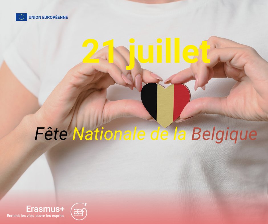 🇧🇪Joyeuse Fête Nationale Belge ! 🇧🇪

Aujourd'hui, nous célébrons la riche histoire, la diversité culturelle et l'unité de la Belgique. 

🎉 Bonne Fête Nationale à tous les Belges, ici et partout dans le monde ! 🎉

#FêteNationaleBelge #Belgique #Pride #Unité #Célébration