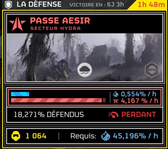 Mouflarr's tweet photo. @Helldivers2HQ that our efforts count? why does no one defend Aesir's Pass? all our efforts on the Automatons side will be lost if we lose our supply line! The real saboteurs are the players who want a few measly medals rather than winning the war, or the Rambo nicknames who only play Terminide https://t.co/FZtEFfcyoF