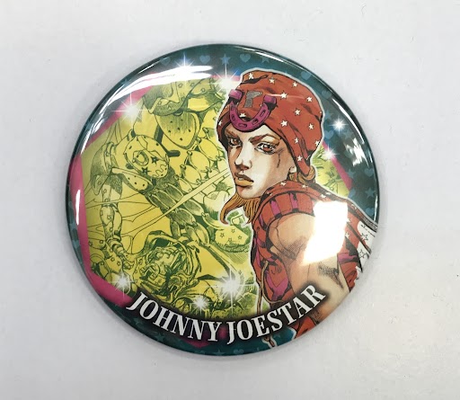 ジョジョ展　ジャイロ　缶バッジ 日本正本 ジョジョ コレクション缶バッジ HEROES ジャイロ・ツェペリ