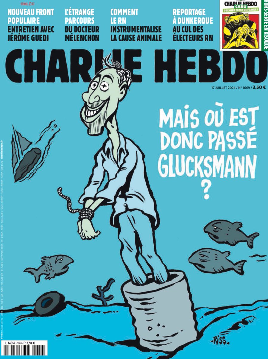 philippesouli's tweet photo. 👺👿 #legislatives2024 #LFI #RN #NFP #AssembléeNationale @JLMelenchon
Comment passer sous silence ce dossier de @Charlie_Hebdo_ ?
«La diabolisation du Front National avait pour principale utilité de permettre à la Gauche de se faire élire».
Tout est dit, non ?
3 pages à lire https://t.co/LfdPy3Sogm