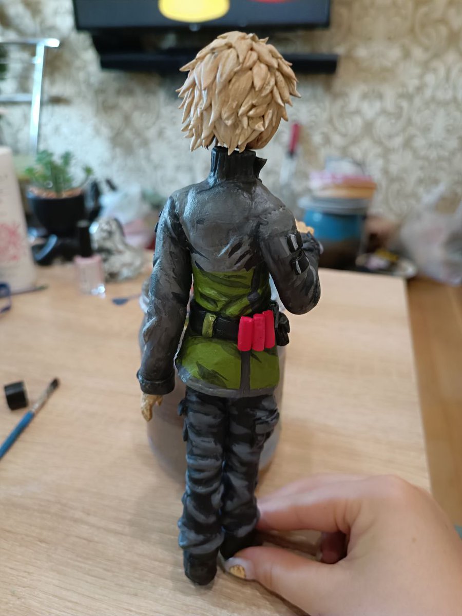 Leftyanskyyy's tweet photo. By thee wayyy! I finally finished it! It looks almost as intended 😉 #Plungerroulette #Plunger_roulette
#Sculpture https://t.co/H5WxRe25Sr