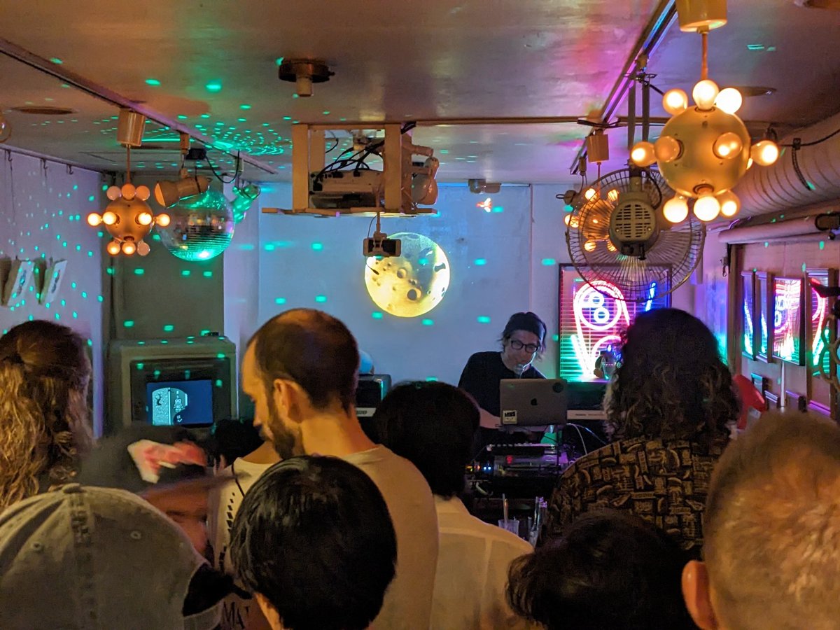 Couldn't get into Ridge Racer Night, but was able to catch Yuu Miyake DJing <a href="/siesta8bit/">siesta8bit</a>