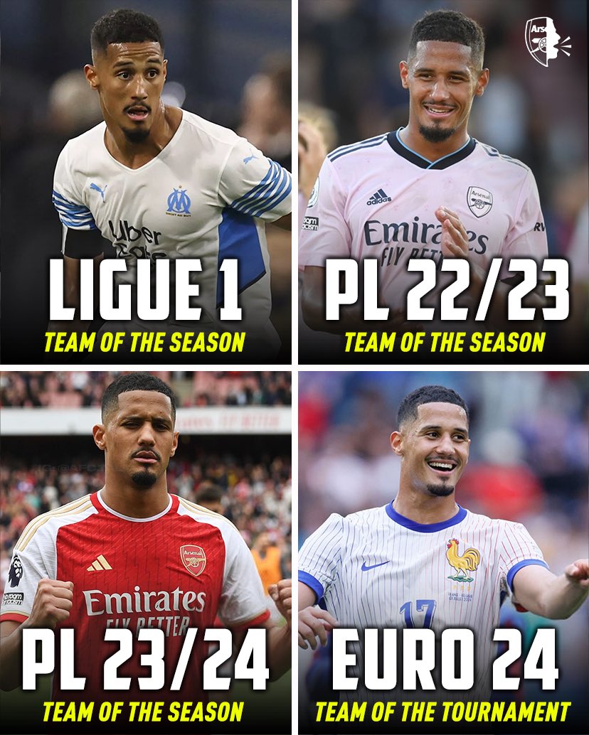 William Saliba makes football look so easy.