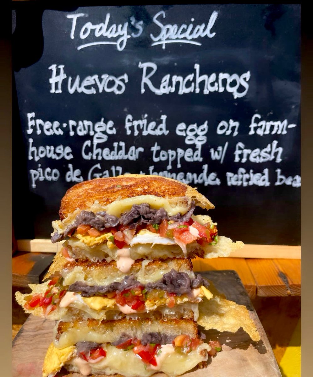 formiceandmen (@formiceandmen) on Twitter photo Huevos Rancheros grilled cheese? You can’t do that! Oh we can. And we did.
Today til 2:30 at <a href="/TFSundayMarket/">TobaccoFactoryMarket</a> Huevos Rancheros grilled cheese? You can’t do that! Oh we can. And we did.
Today til 2:30 at <a href="/TFSundayMarket/">TobaccoFactoryMarket</a>