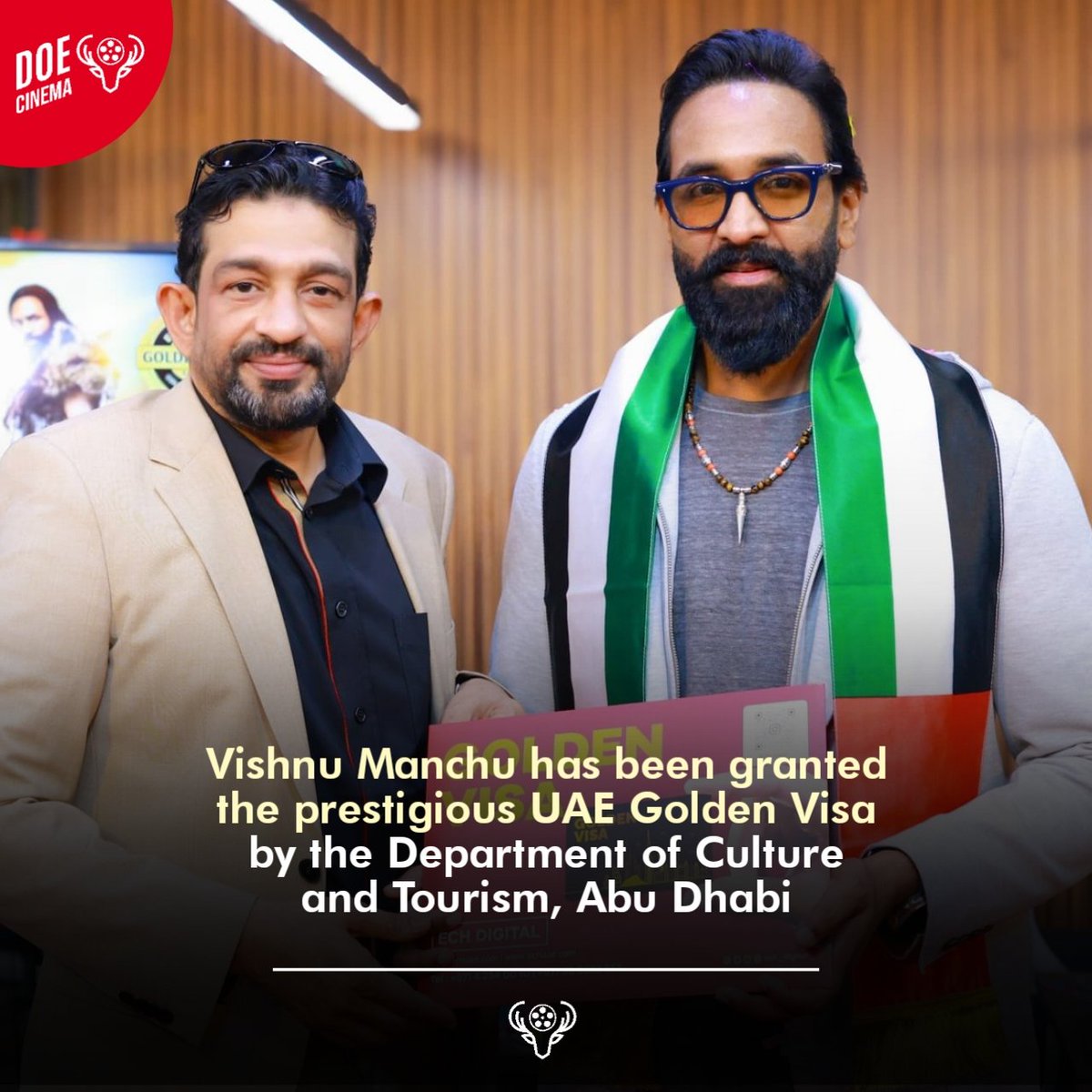 doecinema's tweet photo. #Kannappa #VishnuManchu
#UAEGoldenVisa #ManchuVishnu https://t.co/z7Bsl5Zv5g