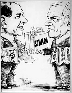 mariobianchi18's tweet photo. Il #21luglio 1988 la Fininvest di #Berlusconi acquista per 969 mld di lire dal Gruppo #Ferruzzi, che a sua volta l'aveva acquistata nel 1966 dalla Montedison, la catena di grandi magazzini #Standa che ha 17 mila dipendenti. La firma alla filiale di Milano della Banca Commerciale. https://t.co/tC1jC4D5Id
