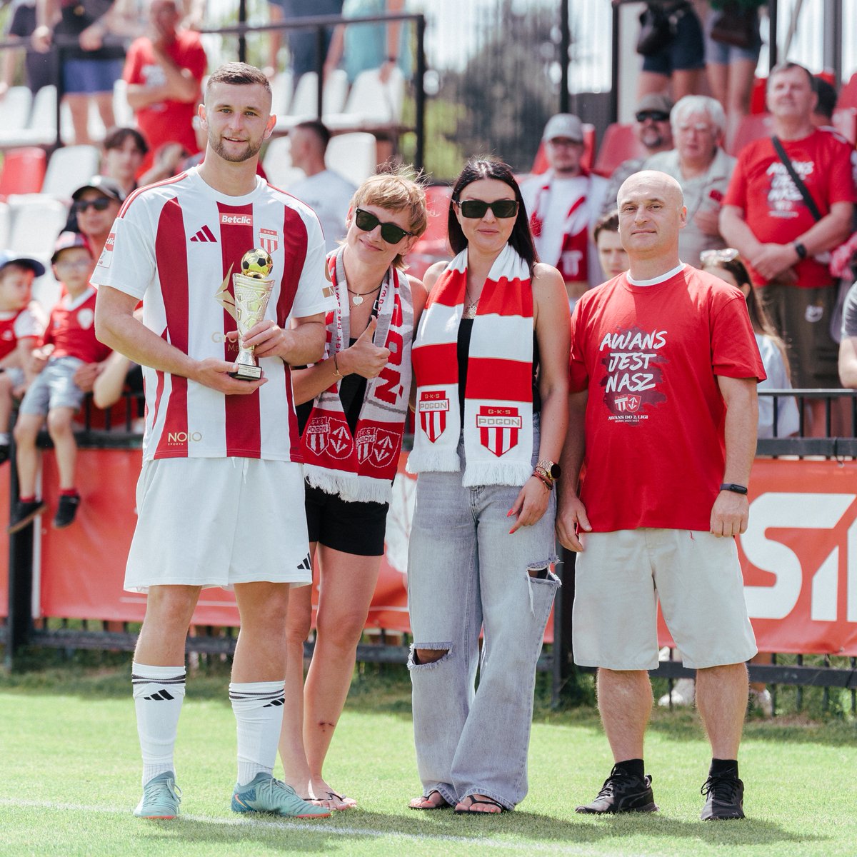 PogonGrodzisk's tweet photo. Karol Noiszewski został wybrany przez kibiców najlepszym zawodnikiem meczu Pogoni z Polonią Bytom! 🏆

Brawo @karolnoiszewski! 🤝

🔴⚪🔴 https://t.co/MjT2XCN6i2
