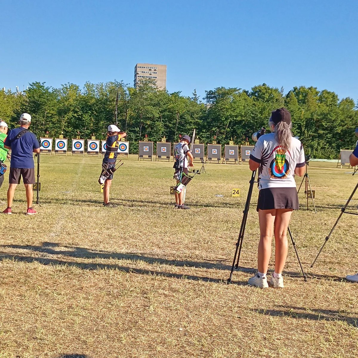 Campeonato de España Iberdrola de Arco Recurvo y Compuesto de Juniors, cadetes, menores de 14 años y Veteranos en el complejo deportivo de Cantarranas en  Madrid donde Carolina Laguna está en semifinales de Arco Recurvo Veterana. A por ello guerrera. <a href="/aytosotodelreal/">Soto del Real</a>