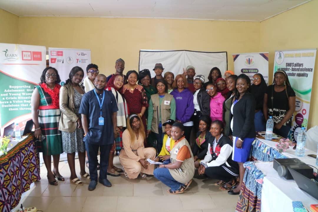 SustainableWom1's tweet photo. Launching of SWO @HerVoiceFund  project 2024-2026 in the presence of #AGYW's, traditional and religious leaders, line ministries and UN technical partner, other grantees @ActionGender @YEARN. and in our presence was the funds ambassador @cynthia_sirri https://t.co/eY4zDREmkE