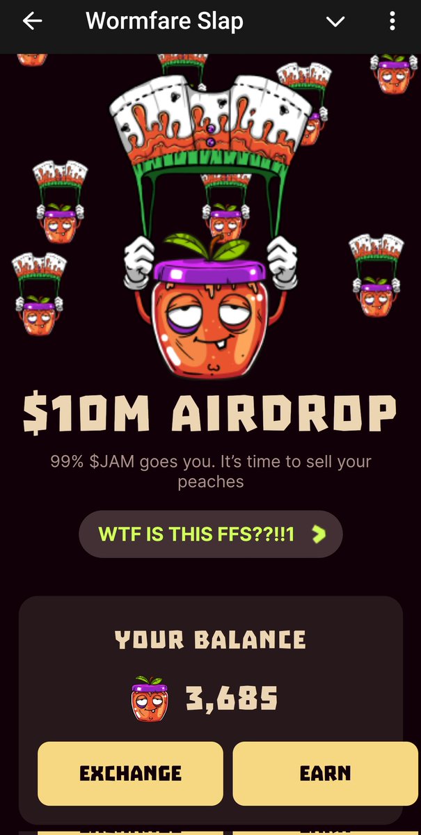 tap2ear's tweet photo. Wormfare Slap Token Going to Launch very Soon Join fast through my referral link to get chance to win 10M airdrop
https://t.co/jx8JFOLvou
#wormfare #wormfareslap #web3game #airdropreward #AirdropGiveaway #telegrambot #taptap https://t.co/G9w6NGBv5S