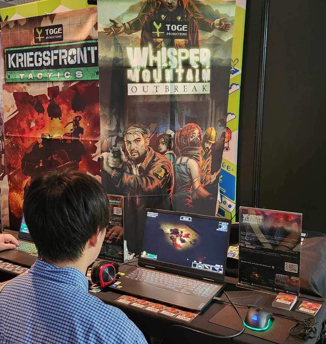 WMOgame's tweet photo. Day 3 and last day of #BitSummit

We’re excited to see everyone played our game at the booth, thank you! Make sure to visit us at @togeproductions booth IP-46 on the first floor to try our newest demo!

Demo is live on Steam for a limited time! Link below 🔻 #survivalhorror #coop https://t.co/Ov3jG10wsH