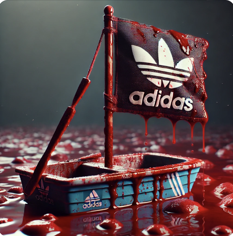 Palestine001_'s tweet photo. #BoycottAdidas https://t.co/HmQK2xbYs9