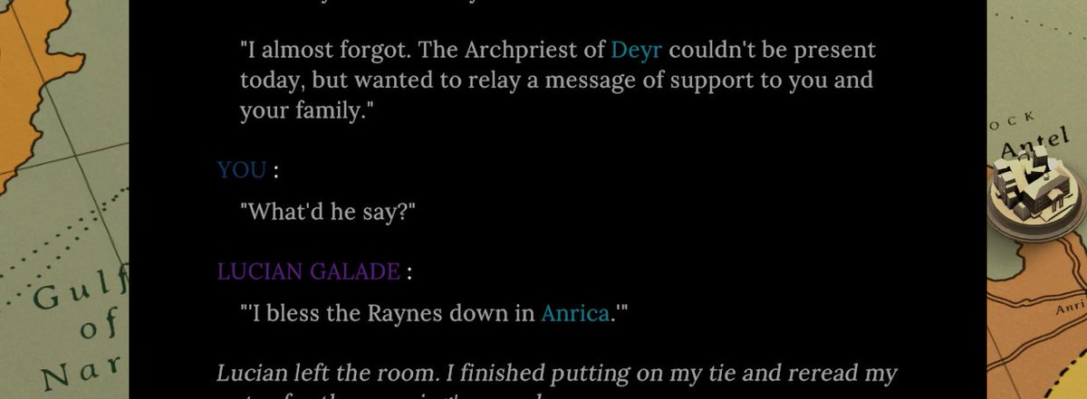 _Raka's tweet image. Oh I see what you did there Suzerain. Maintenant j'ai la chanson en tête, heureusement que je l'adore.