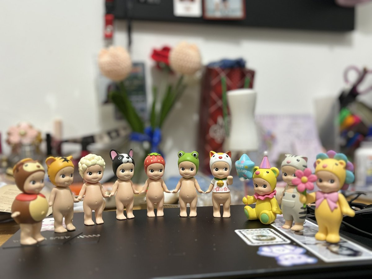 WTS LFB sonny angels

frog- 500 (1:1)
silver tabby- 650 (1:1)
jpgl cat- 650 (must take 1:2 or entire set)
strawb- 500 (must take 1:2 or entire set) 
tiger (no bnf)- 450 (1:1)
french bulldog- 500
raccoon dog- 600
birthday yellow- 600
popcorn- 450
yellow flower- 600

total: 5500