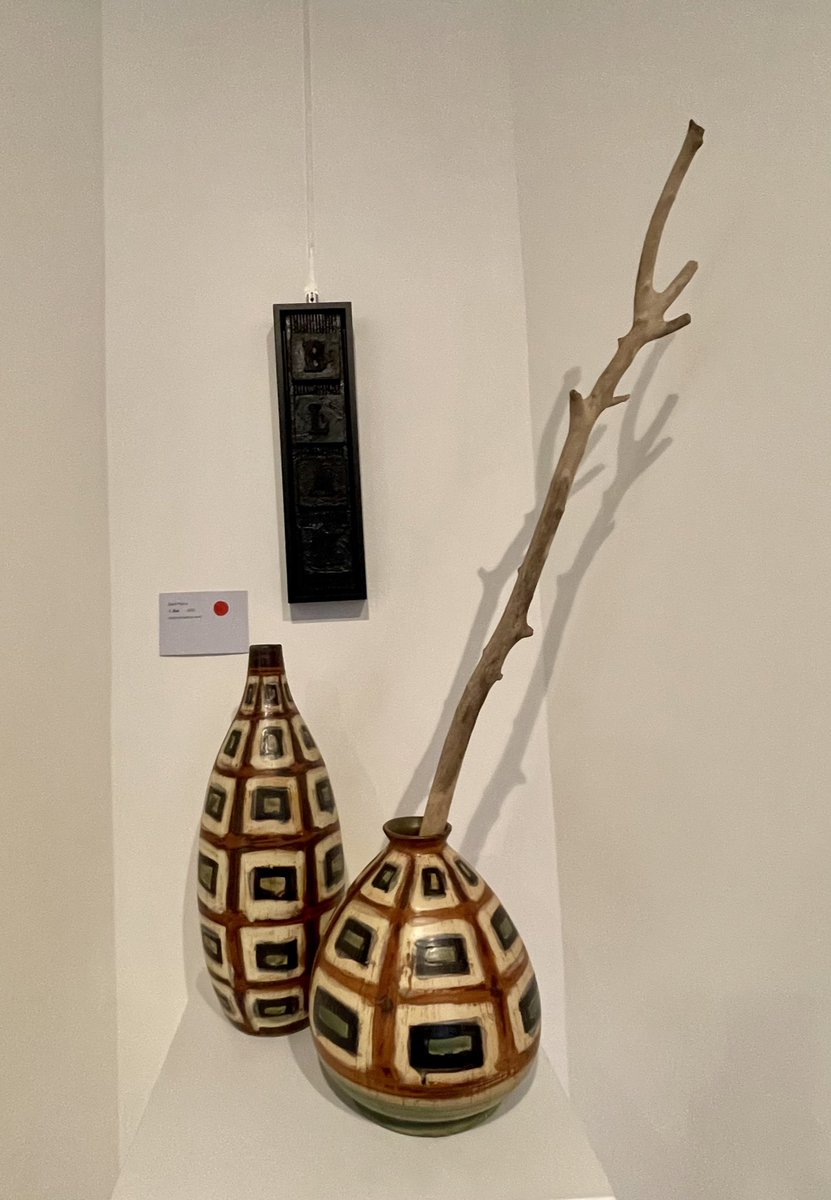 BronFredericks's tweet photo. I checked out David Pearce’s exhibition, ‘Blak & Abstract - 21st Century Indigenous Explorer’ at the Ipswich Community Gallery this afternoon. It’s open 10am - 3pm daily until Sunday 28 July. 👈🏽 #ipswichqld #ipswichqldart #ArtsQld #Ipswich #Qld #Queensland #davidpearceartist https://t.co/4SOMibqb8e