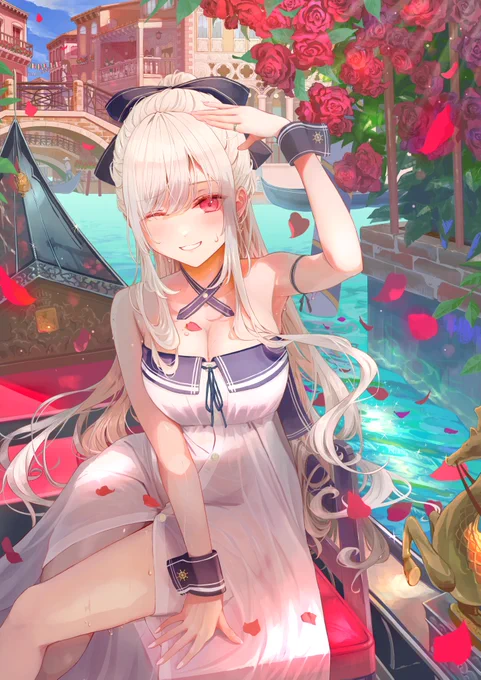 あついね… 