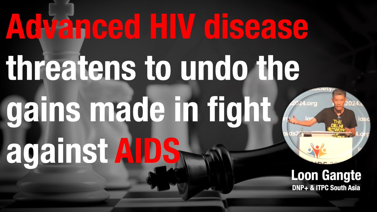 cns_health's tweet photo. #AdvancedHIVdisease: People with it are dying #ItsTimeForAccountability, says @LOONdnp of @DNPplus & @ITPCglobal #SouthAsia
"20 yrs ago, we all had advanced HIV disease. My CD4 was 98 before I started taking ART"
#SaveLives
https://t.co/A6mKABYgHn
#AIDS2024 #PutPeopleFirst https://t.co/1hMU6G8vLE