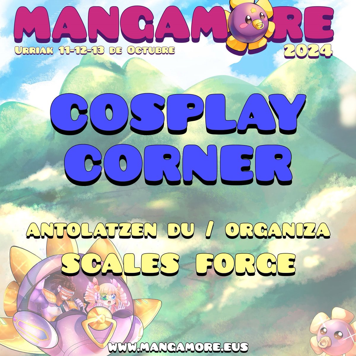 mangamore's tweet photo. [EUS] Gaur 12:00etan hasiko da Cosplay Cornerrean parte hartzeko izen-ematea!

@ScalesForge-ri esker antolatutako gune honetan, cosplayerrek, txandaka, euren jarraitzaileekin hitz egin eta argazkiak egin ahal izango dituzte, prints eta promozio produktuak salgai jarri eta abar. https://t.co/3OtE6mCXwn