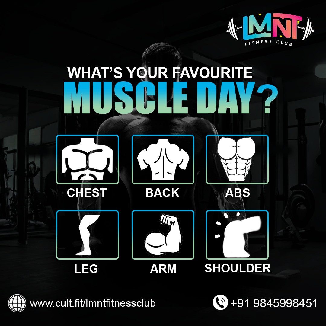 FitLmnt's tweet photo. What's your favorite Muscle Day? 

Is it chest day, leg day, or back day? We want to know! Drop a comment below and let us know which workout gets you pumped the most! 💥👊

#LMNTFitnessClub #MuscleDay #GymLife #WorkoutMotivation #FitFam #FitnessJourney https://t.co/Nvf4UkYoHg