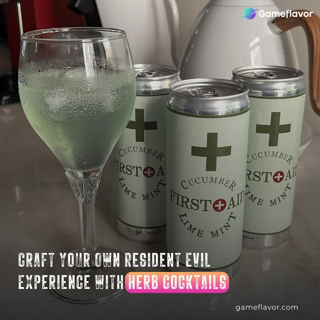 Mix up your gaming sessions with our herb-infused mocktails inspired by Resident Evil.
.
.
#FirstAidSpray #ResidentEvilFans #GamerEssentials #REUniverse