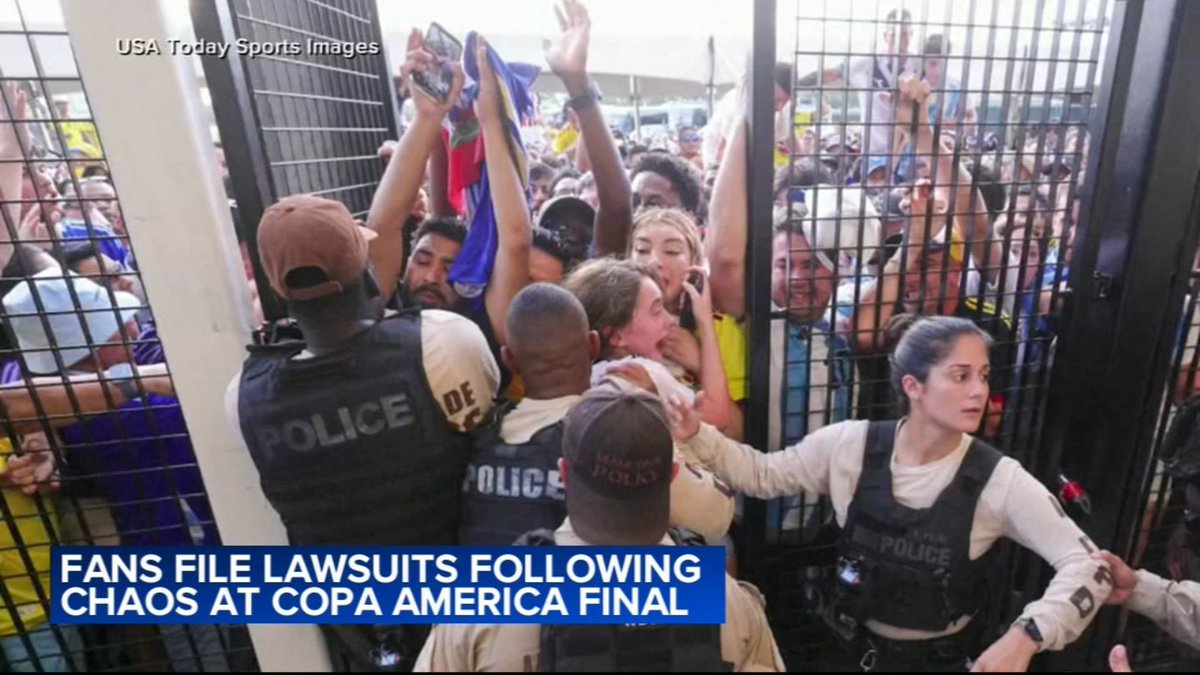 ABC7NY's tweet photo. Federal class action lawsuit seeks refunds on behalf of ticketed fan after Copa América final chaos https://t.co/qioXYlCqn4 https://t.co/X3zK999Qja