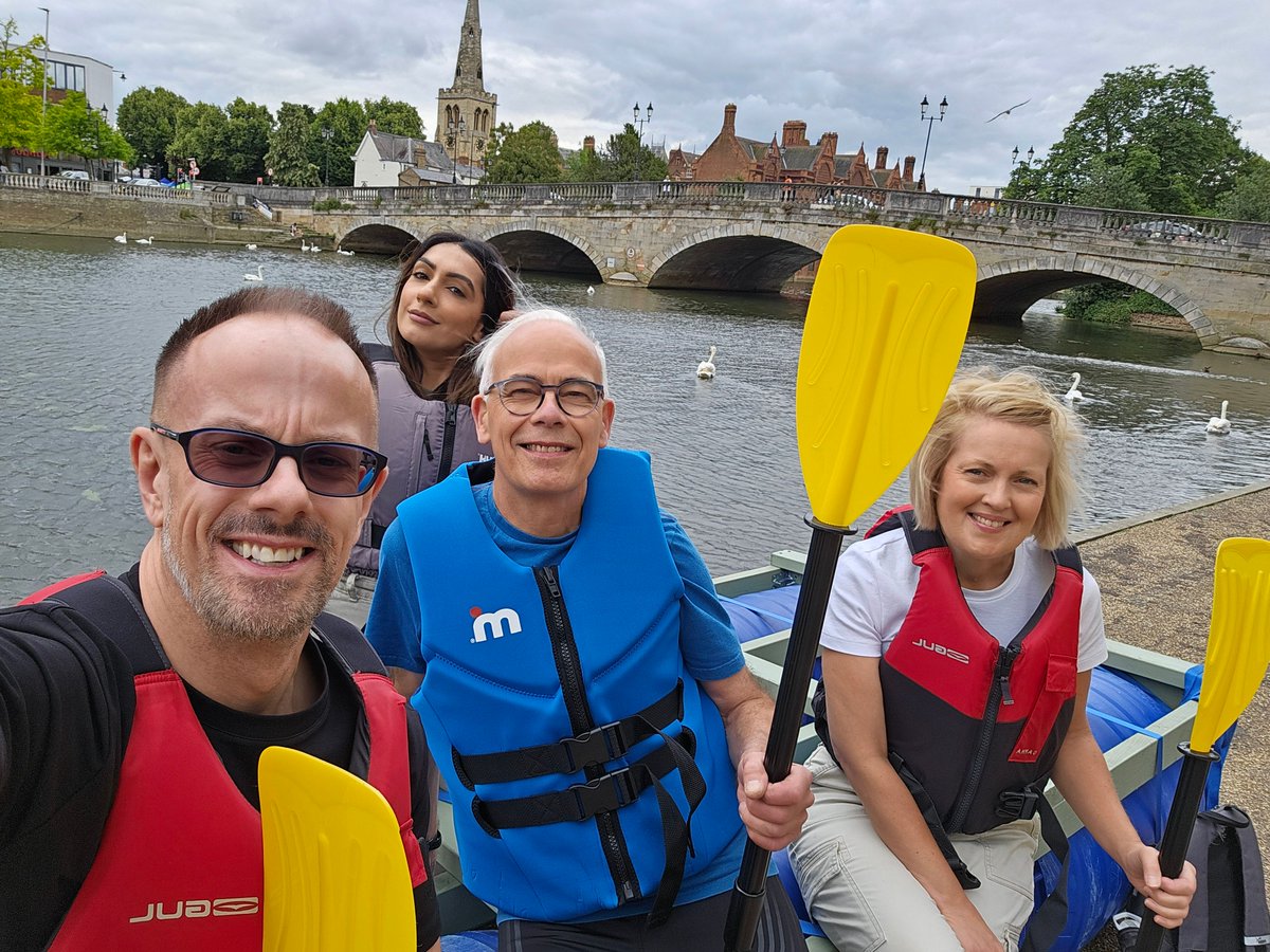 CDS_CIC's tweet photo. Go Team CDS CIC! Hoping you stay afloat in today’s raft race at the Bedford River Festival; raising awareness and funds for the Mouth Cancer Foundation.
To sponsor our team and raise funds, visit out Just Giving page: https://t.co/fhS5Qnb9d2
#WeAreMakingADifference https://t.co/mTygnBl4DR