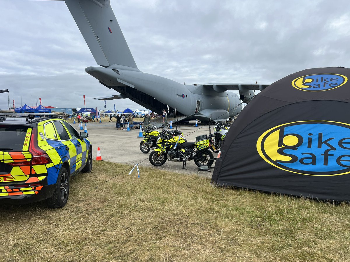 Northants Police Motorcycles (@norpolbikecops) on Twitter photo Supporting <a href="/BikeSafeUK/">BikeSafe UK</a> today at <a href="/airtattoo/">Royal International Air Tattoo</a> with colleagues from around the UK as part of our collaboration with <a href="/RoyalAirForce/">Royal Air Force</a>. If you’re lucky enough to be here come and see us in the RAF village. Supporting <a href="/BikeSafeUK/">BikeSafe UK</a> today at <a href="/airtattoo/">Royal International Air Tattoo</a> with colleagues from around the UK as part of our collaboration with <a href="/RoyalAirForce/">Royal Air Force</a>. If you’re lucky enough to be here come and see us in the RAF village.