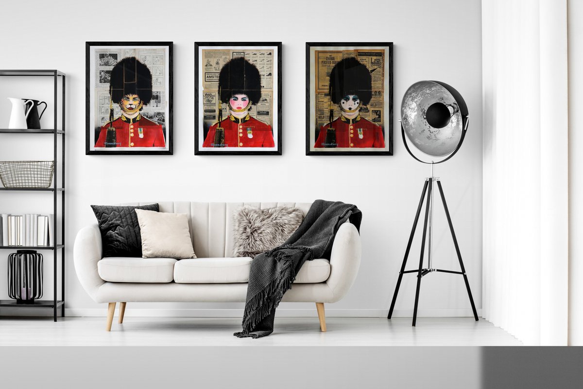 AddictedGallery's tweet image. &quot;Are we to paint what&apos;s on the face, what&apos;s inside the face, or what&apos;s behind it?&quot; ~ Pablo Picasso
Get Your Art Fix!
&quot;Changing The Guard (Tiger Face)&quot; by Crail Moansburg, 2015 bit.ly/33bO7hC
#pulpculture #popart #changingoftheguard #tiger #faces #artgallery #buyart