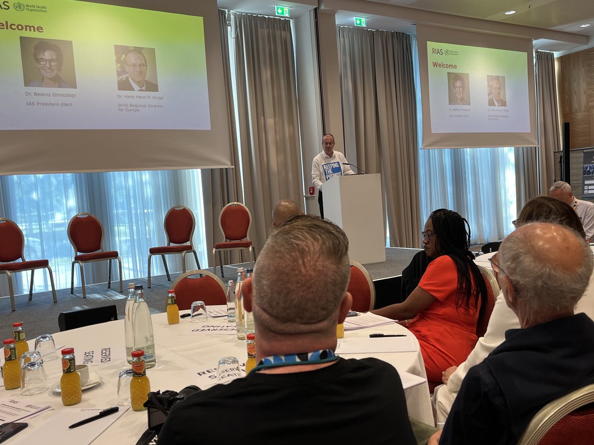 At the International <a href="/AIDS_conference/">IAC - the International AIDS Conference</a> in Munich, it was my privilege to help draw attention to an issue not often discussed - yet one we must prioritize, including in the <a href="/WHO_Europe/">WHO/Europe</a> Region: that of #AgeingWithHIV. 

Some 40 years ago, when the #AIDS pandemic began, we never