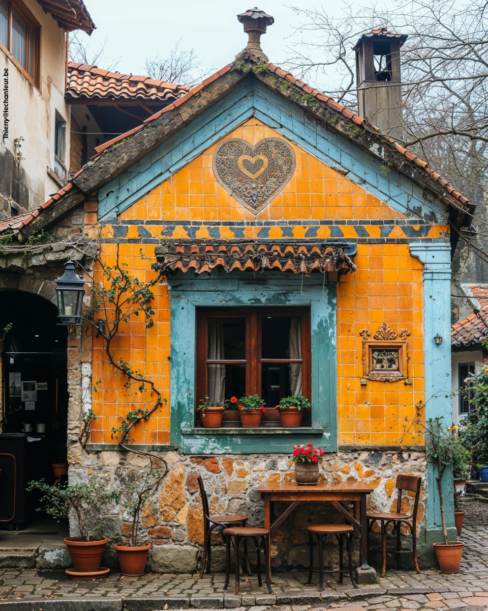 Je ne suis ni bien grande, ni bien belle, mais mon cœur bat toujours pour celui qui sait prendre son temps et s'assied à ma table. 🏡❤️✨
