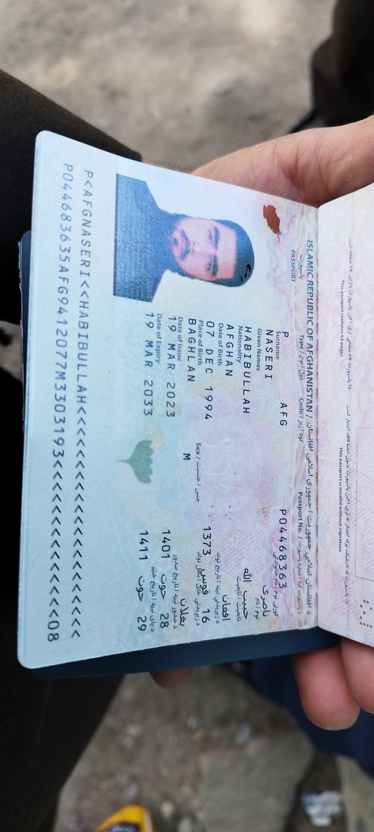HabibHasham1's tweet photo. @passportafghan1 https://t.co/69XMlP60Oo