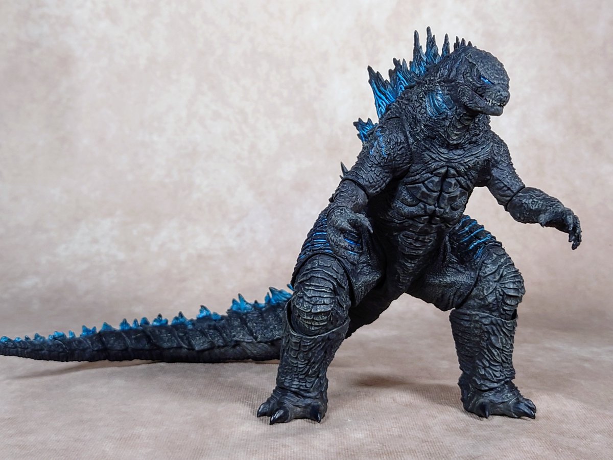 ゴジラ　リペイント Hiyatoys ハイヤトイズ ゴジラ2021 ヒートレイver リペイント 香港での