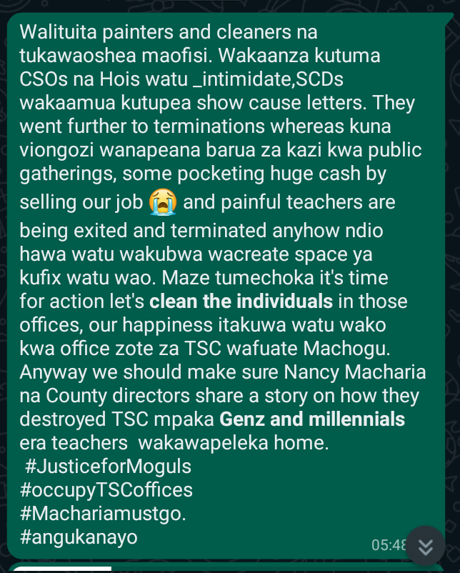 Good morning, this is a reminder
#OccupyTSC
#confirmjssinterns
#Reinstate742plusJSSinterns