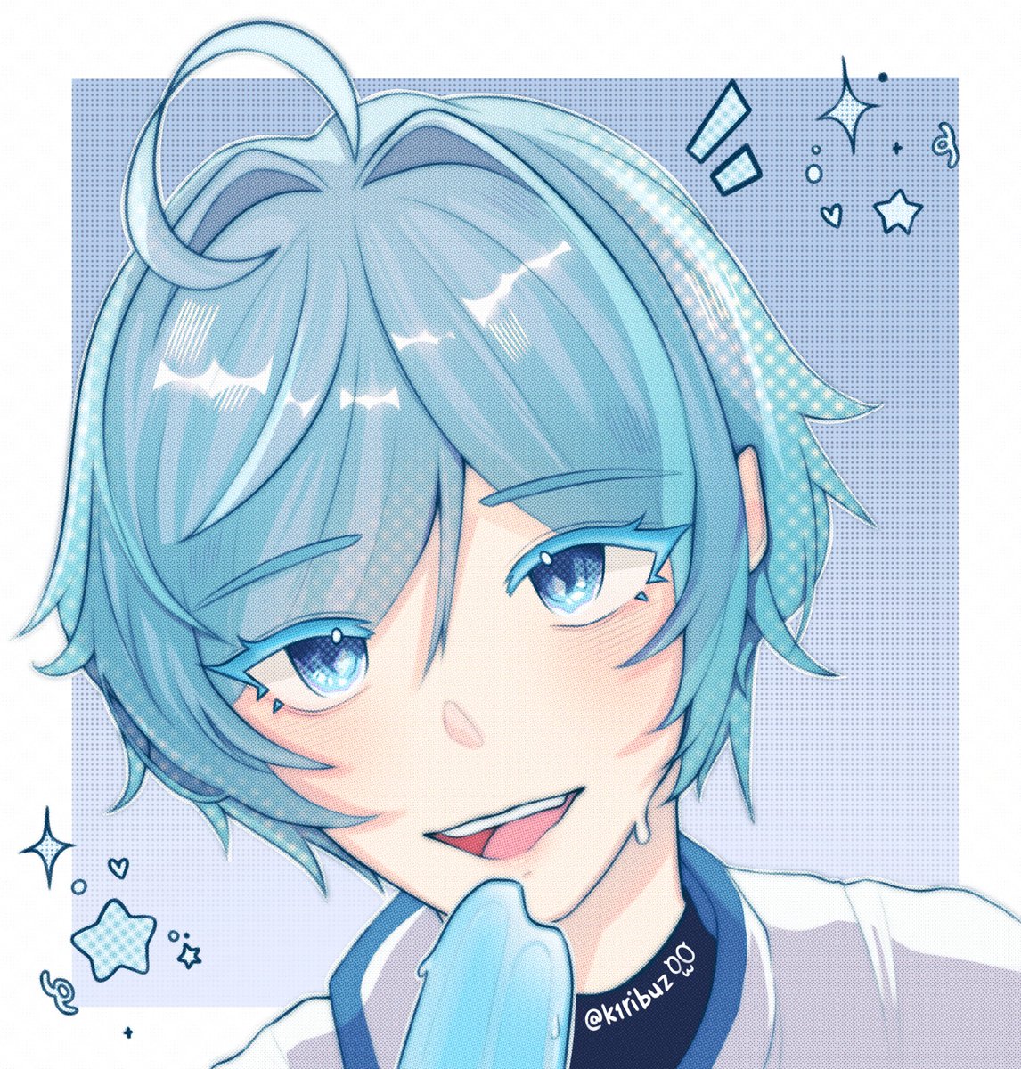 k1ribuz's tweet photo. 你也喜欢冰淇淋吗？🧊

#GenshinImpact #Genshin #genshintwt #fanart #Chongyun #art #artmoots #arttwt https://t.co/bCKfbRmA3F
