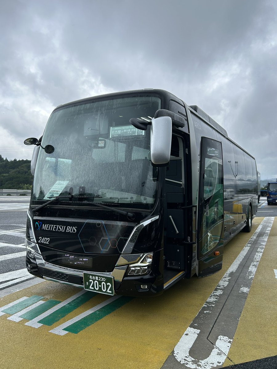 名鉄バスの創業20周年特別仕様車「ARCA」デビュー後初の名古屋〜伊那