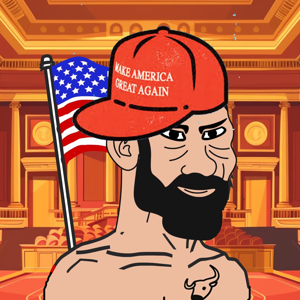 Brojack_meme's tweet photo. It’s time to make #America great again! @realDonaldTrump is an absolute badass! 

$BroJack stands with #TRUMP, supporting the true gigachad—what’s right and what matters! 💪🇺🇸😎🚀 

#AlphaChad #BroJack #CryptoGains #solana #sol #crypto #100x #1000x #binance #kucoin #gateio #mexc #alpha #meme #chain #nfts