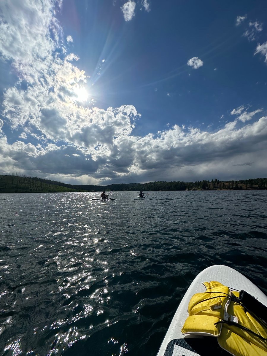 Beautiful day out at rampart. #SUPboard #Coloradosprings