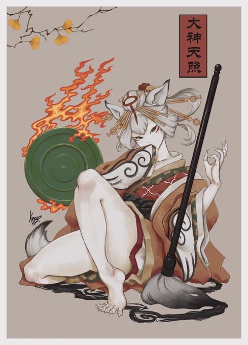 Okami Amaterasu all weapons   prints to come!   #mvc #capcom 